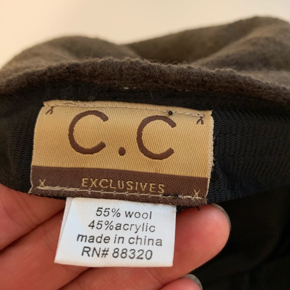 C.C. Exclusives Adjustable Hat w/ Flower Detail - Picture 7 of 7